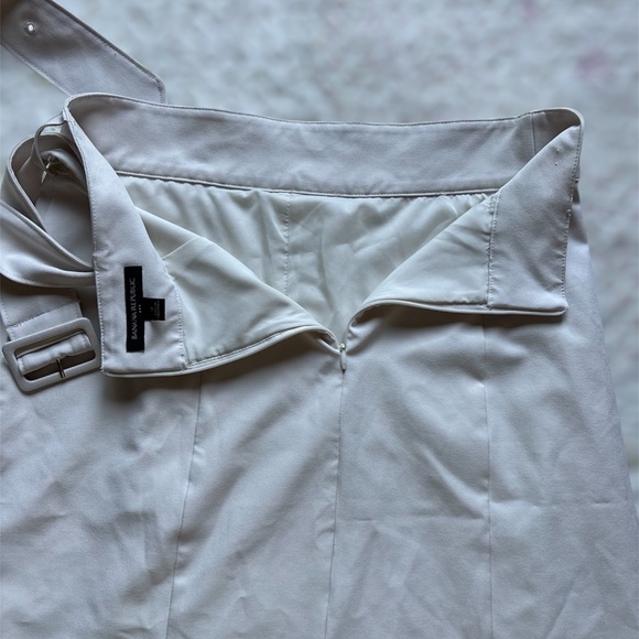 Banana Republic Beige Belted Midi Skirt - Picture 7 of 7